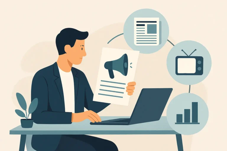 Målret pressemeddelelsen til branchemedier